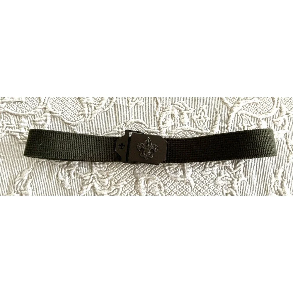 Boy Scouts of America BSA Web Belt & Buckle PO#200159344 Size 32